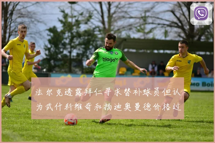 法尔克透露拜仁寻求替补球员但认为武什科维奇和扬迪奥曼德价格过高